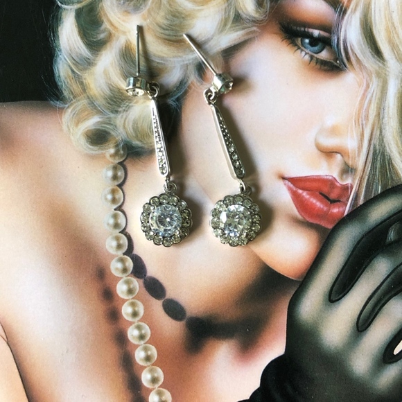 Vintage Givenchy and Nina Ricci Earrings - Picture 2 of 8